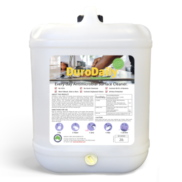 DuroDaily 2in1 Antimicrobial Cleaner 20L BULK WITH TAP